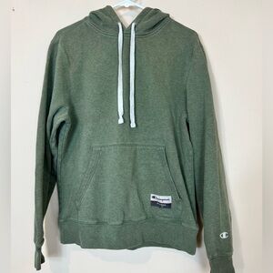 Champion Hoodie Sz Medium Green